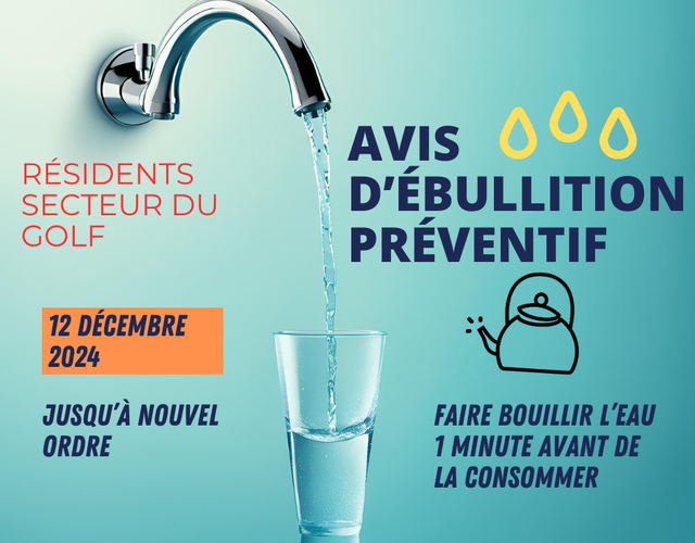 Avis d'ébullition préventif